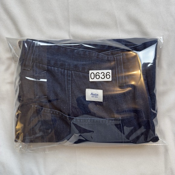 Katin Men's Isaac Straight Leg Denim Pants  Size 36 X 32 Indigo Wash Relaxed EUC - Picture 8 of 8